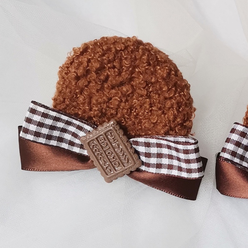 1 Cặp Kẹp Tóc Tai Gấu Hoạt Hình Hóa Trang Tiệc Halloween