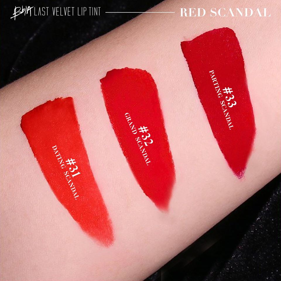 Son kem lì Bbia Last Velvet Lip Tint - Red Scandal Ver 7