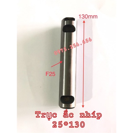 Trục ắc nhíp 25*130 trước 1061 phụ tùng ô tô phụ tùng Hùng Lỳ