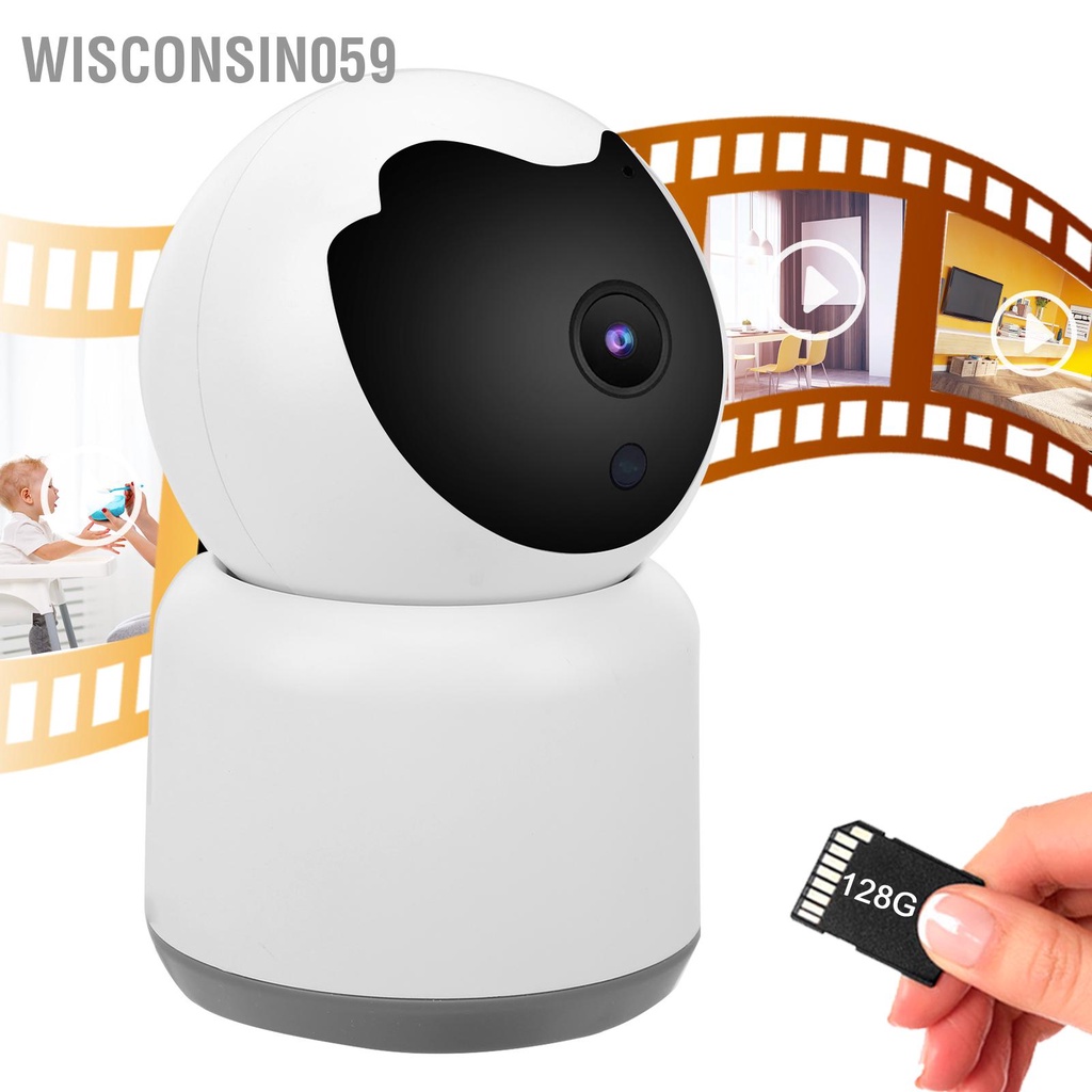 Hình ảnh Wisconsin059 Camera an ninh thông minh 3MP 2.4G WiFi Pan / Tilt IR LED AI Phát hiện chuyển động của con người Cam trong nhà cho TUYA 100‑240V #9