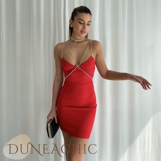 Đầm hai dây DUNEA thiết kế quyến rũ thời trang dành cho nữ