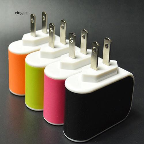 Củ Sạc Điện Thoại / Máy Tính Bảng 3 Cổng USB Tiện Dụng Mang Theo Du Lịch