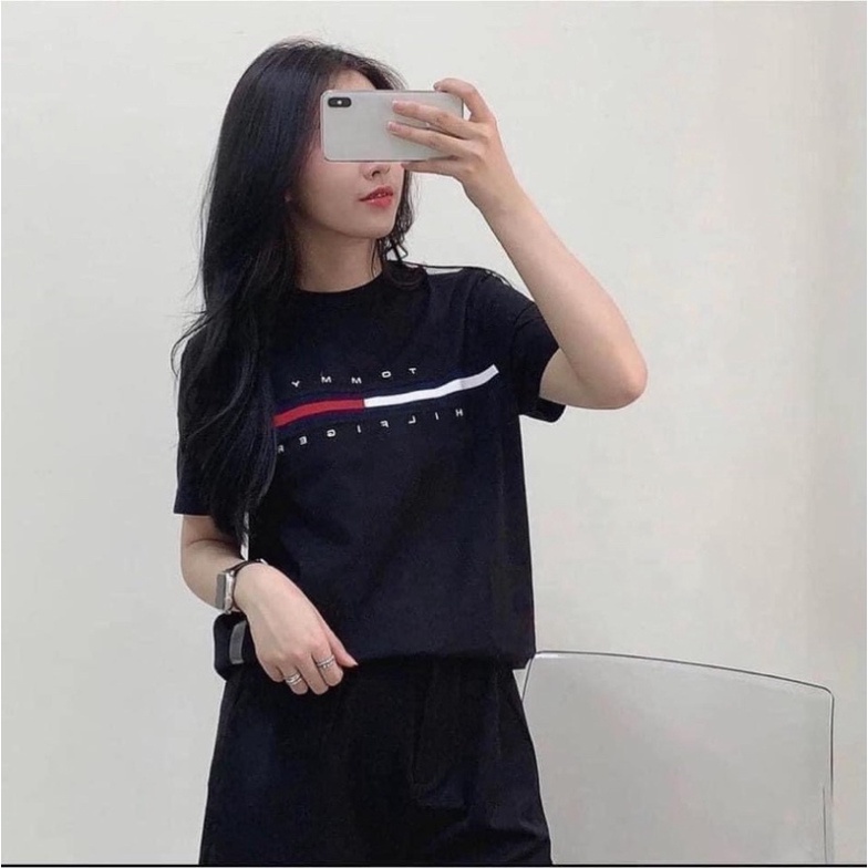 ÁO PHÔNG TOMMY VẢI DƯ HÃNG SIÊU XỊN LOGO THÊU DÀNH CHO CẢ NAM VÀ NỮ
