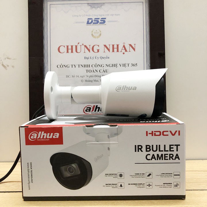 Camera an ninh Dahua HAC HFW 1200TP S4 thân dài 2.0 Tích hợp chống ngược sáng,chống nước,hình ảnh Full HD- BH 24 THÁNG