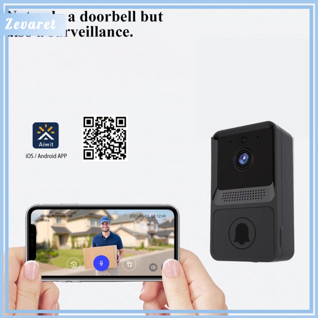 Chuông Cửa Mini Không Dây Kết Nối Wifi Có Thể Thu Âm Hai Chiều