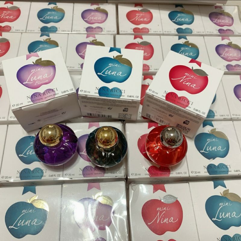 NƯỚC HOA NINA RICCI | 20ML| CHAI NHỎ DU LỊCH| CHAI NHỎ GỌN