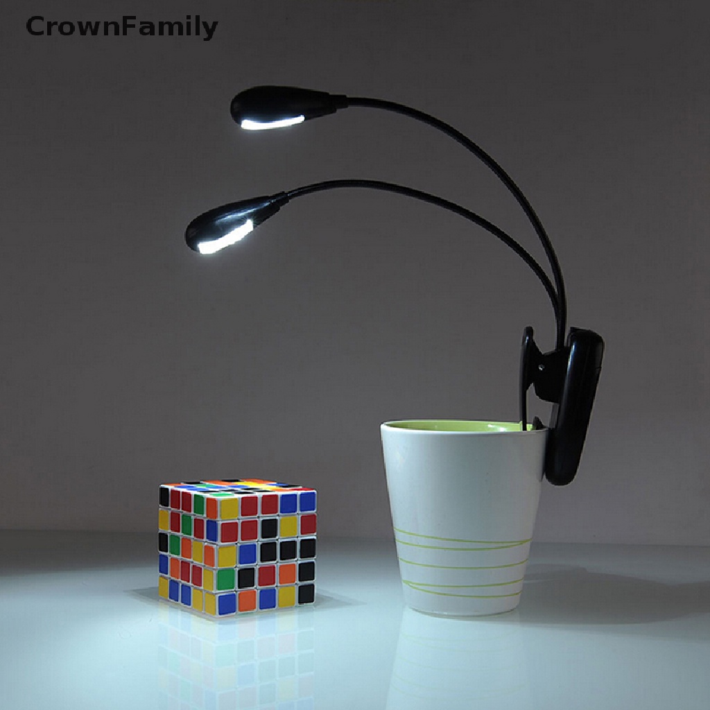 Đèn LED Đọc Sách Để Bàn 4 Bóng Có Kẹp Linh Hoạt