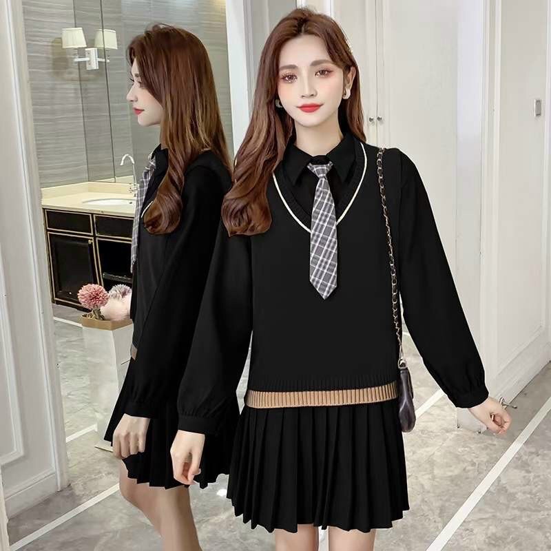 Sét Gile + váy + cavat