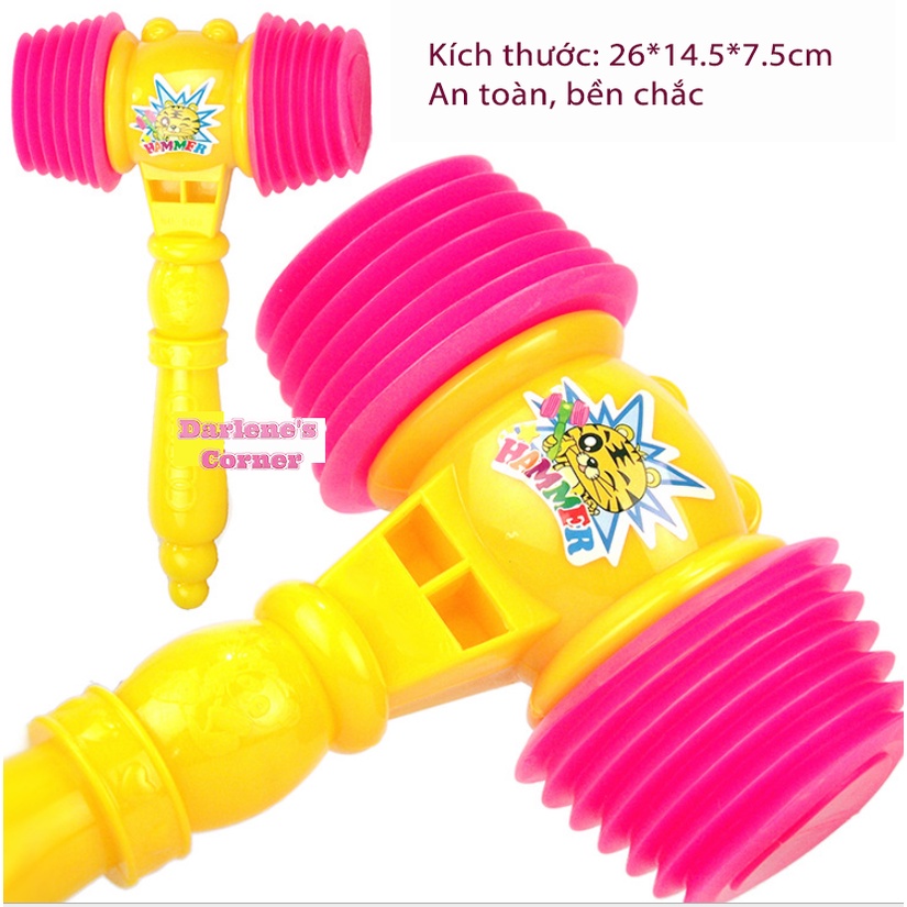 Búa nhựa size lớn có tiếng kêu 26cm - đồ chơi cho bé