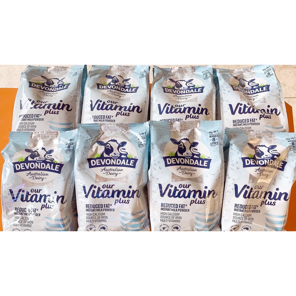 (DATE T7/2023)SỮA BỘT DEVONDALE OUR VITAMIN PLUS 1KG ÚC