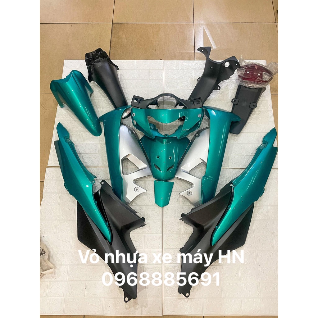 BỘ VỎ NHỰA WAVE A50-100CC MÀU XANH LỤC BẢO