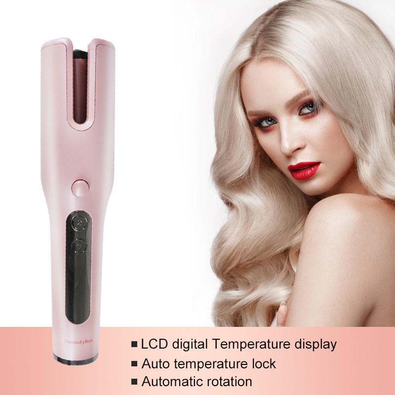 Ubeator Máy Uốn Tóc Không Dây Sạc Tự Động