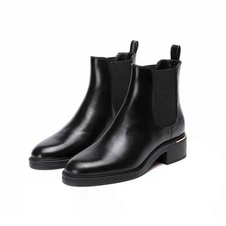 Bốt boot zara cổ thấp gót vuông xuất dư fullbox