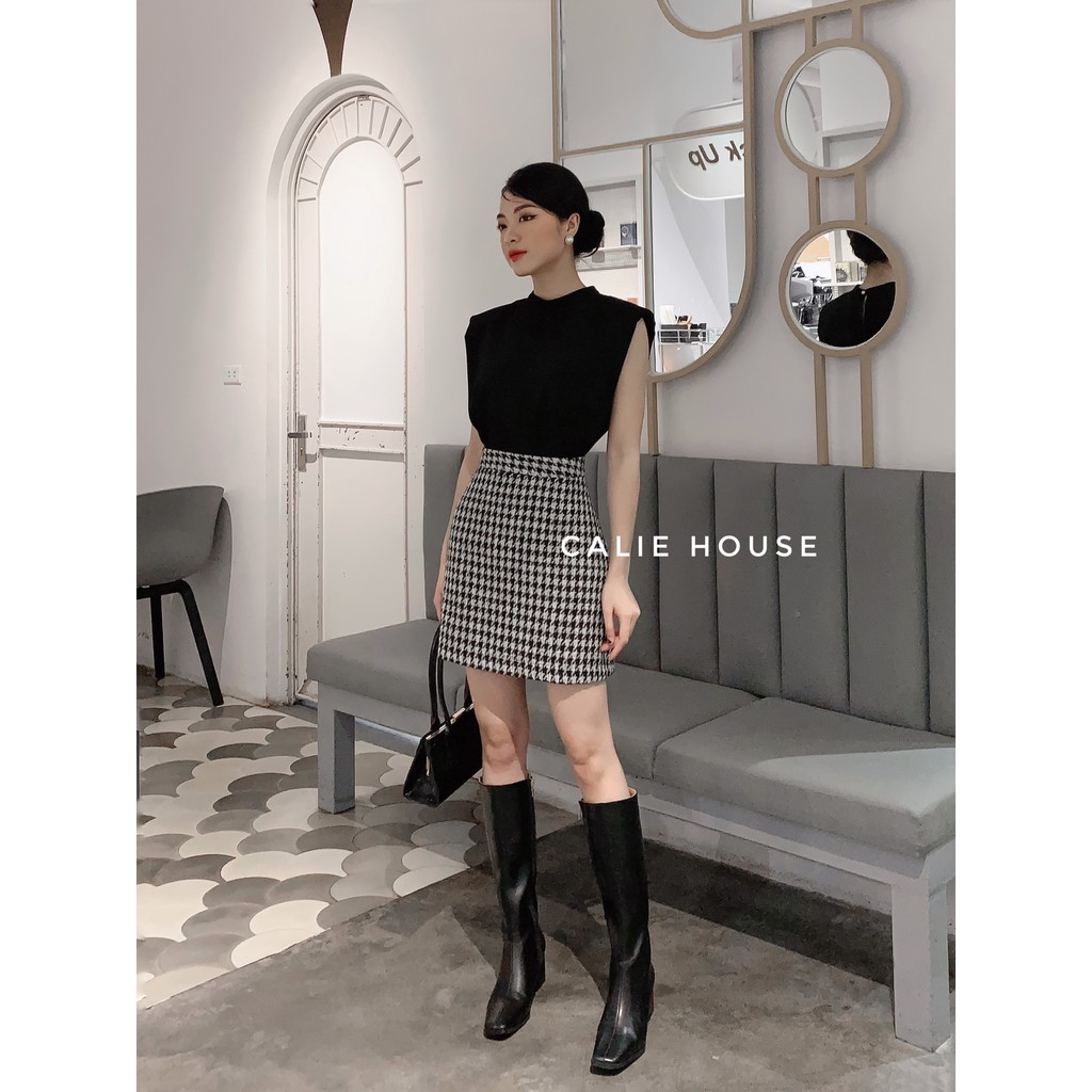 Áo thiết kế vai chờm thời trang nữ Calie House A123 | BigBuy360 - bigbuy360.vn