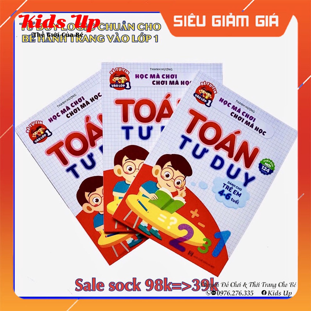 Toán tư duy 4-6 tuổi_ Đồ chơi Toán Học cho bé