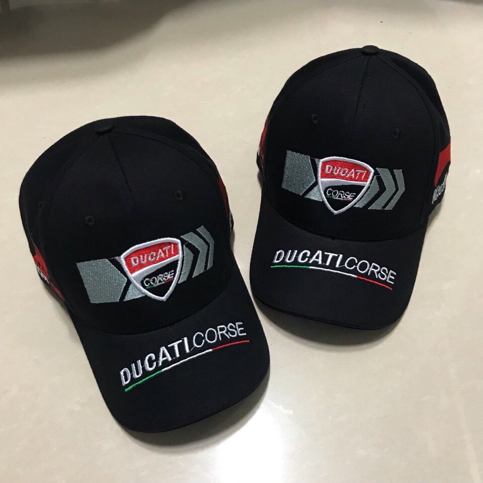 [FREESHIP❤️] Nón kết nam nữ DUCATI full đen 322672
