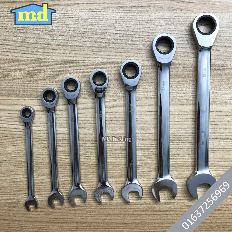 Bộ cờ lê 7 chi tiết tự động RATCHET WRENCH