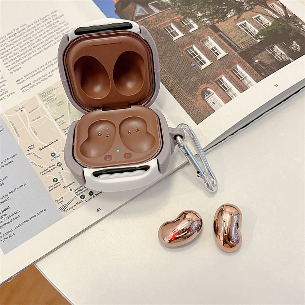 Vỏ Bảo Vệ Hộp Sạc Tai nghe không dây Samsung Galaxy Buds 2 / Live / Pro Bằng Silicon Mềm Thân Thiện Với Da Cá Mập