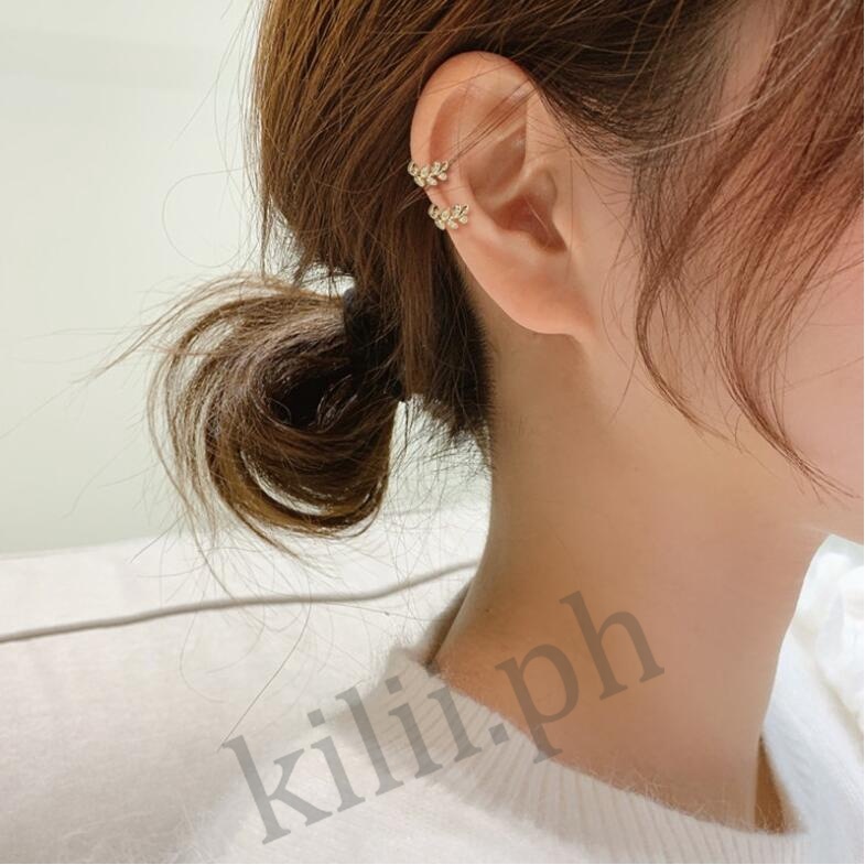 Kilii Bông Tai Hình Chiếc Lá Đơn Giản Thanh Lịch Cho Nữ