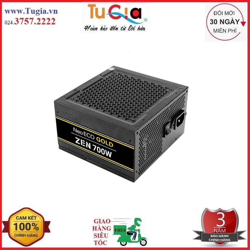 Nguồn máy tính Antec NeoEco NE700G ZEN Công suất thực 700W - 80 Plus Gold