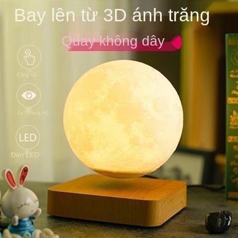 Đèn Ngủ Hình Mặt Trăng 3d Độc Đáo