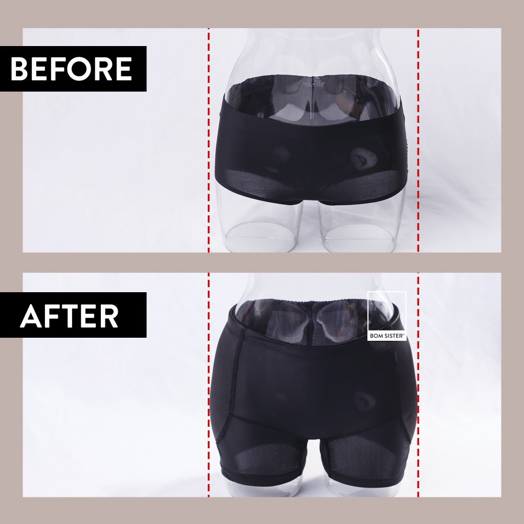 [Mã FARSBRBOM30 giảm 10% đơn 99K] Quần Độn Hông Định Hình Tạo Đường Cong Tự Nhiên BOM SISTER QD1117 | BigBuy360 - bigbuy360.vn