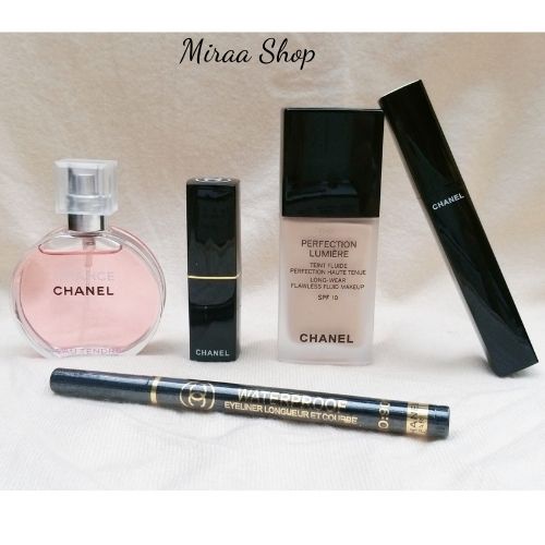 Set trang điểm, set mỹ phẩm nội địa trung Chanel cao cấp 5 món