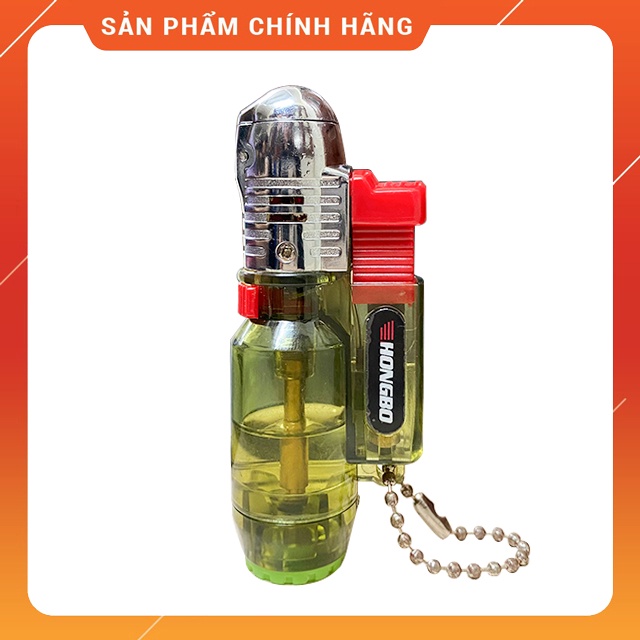 Quà Tặng Sếp 𝓗𝓸̣̂𝓹 𝓠𝓾𝓮̣𝓽 𝓫𝓪̣̂𝓽 𝓵𝓾̛̉𝓪 Khò Gas 1 Tia Kiêm Móc Hongbo Khóa Nhỏ Gọn Đẹp Độc Lạ ( giao màu ngẫu nhiên )
