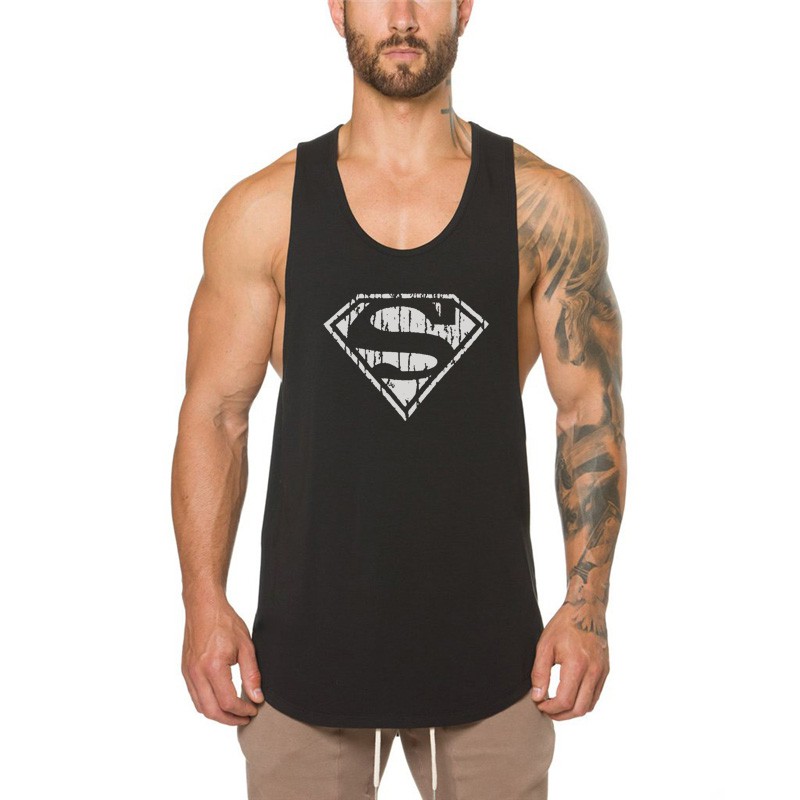 Áo thun cotton sát nách cổ V cho nam