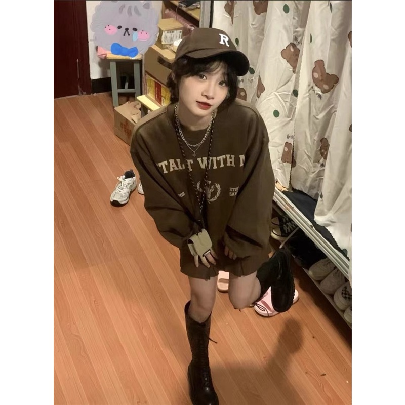 Áo Sweater Nam Nữ Hàng Quảng Châu Cao Cấp - Áo Hoodie Nỉ Dài Tay Unisex Cổ Tròn Phong Cách Hàn QUốc Siêu Đẹp - A205