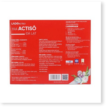 [Mã chiết khấu giá sỉ chính hãng] Ladoactiso Trà actiso – Hỗ trợ thanh nhiệt, giải độc gan, bảo vệ gan thanh lọc cơ thể