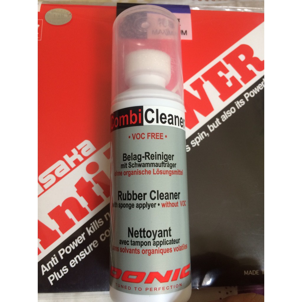 Nước rửa mặt vợt bóng bàn Donic Combi Cleaner