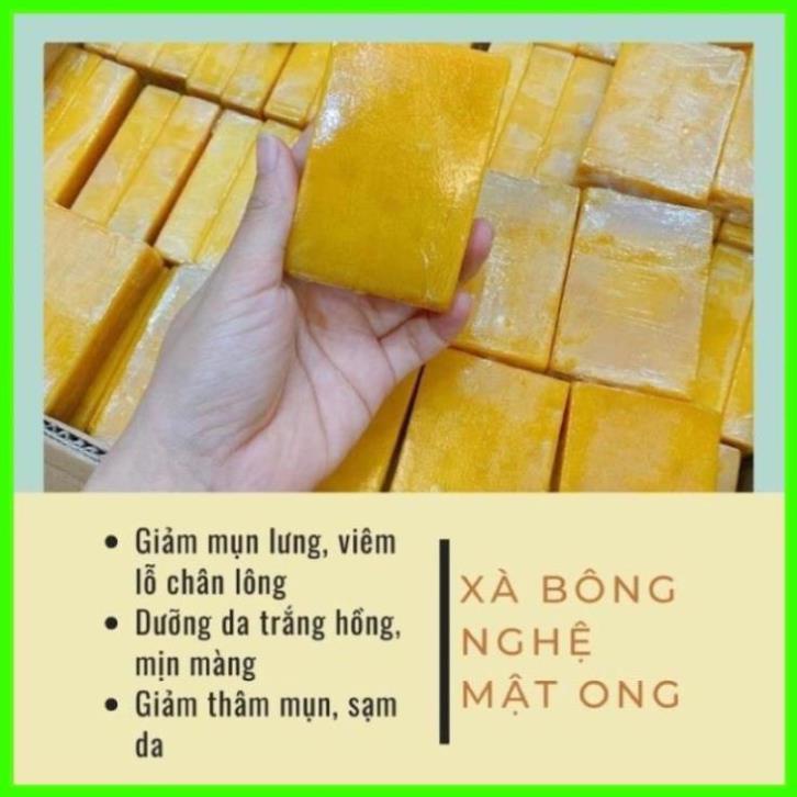 Xà bông, xà phòng nghệ mật ong Sinh Dược, soap làm trắng sáng da, an toàn từ thiên nhiên