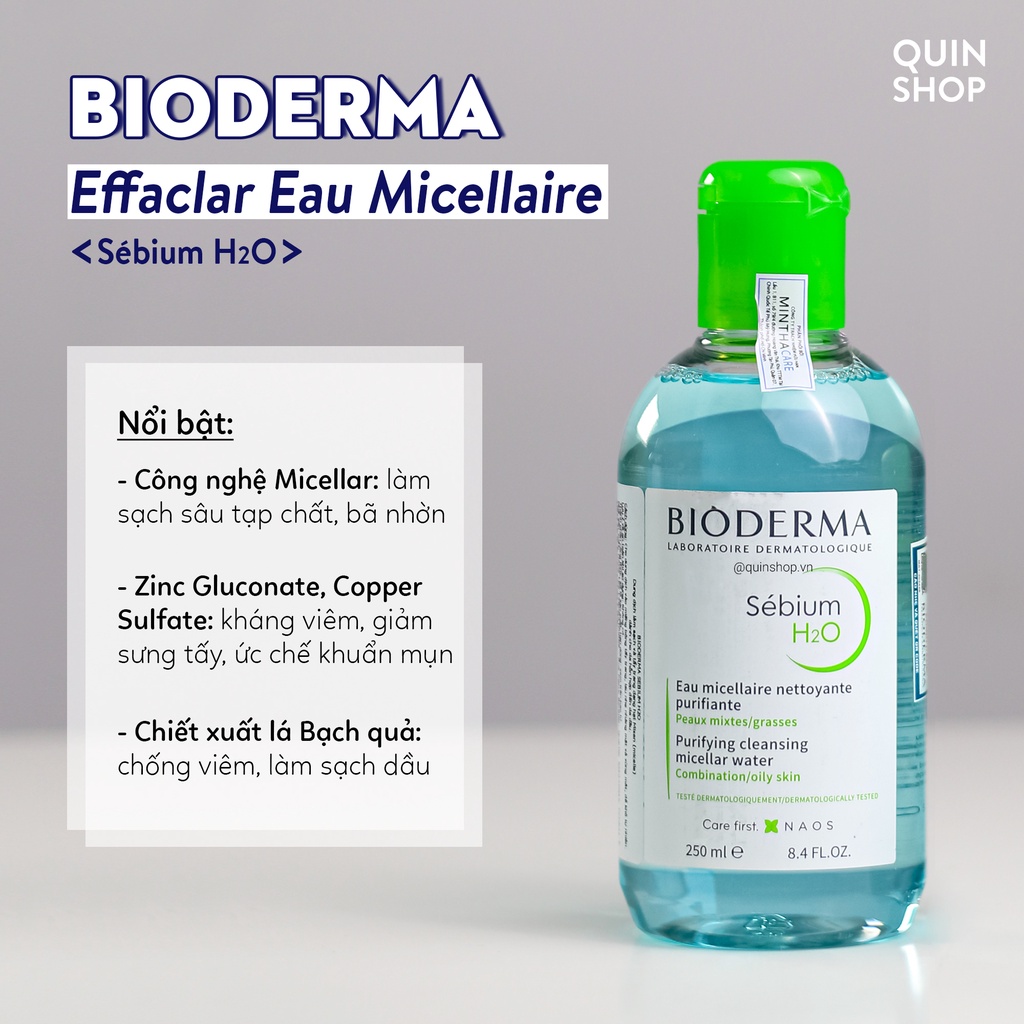 Nước Tẩy Trang Bioderma Micellaire Solution