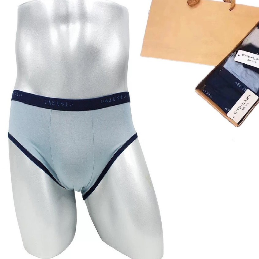 [Hộp 4 Chiếc] Quần Lót Nam Tam Giác Nam Vải Cotton, Quần Sịp Nam Chéo Thoáng Khí Co Giãn Cao Cấp QN01