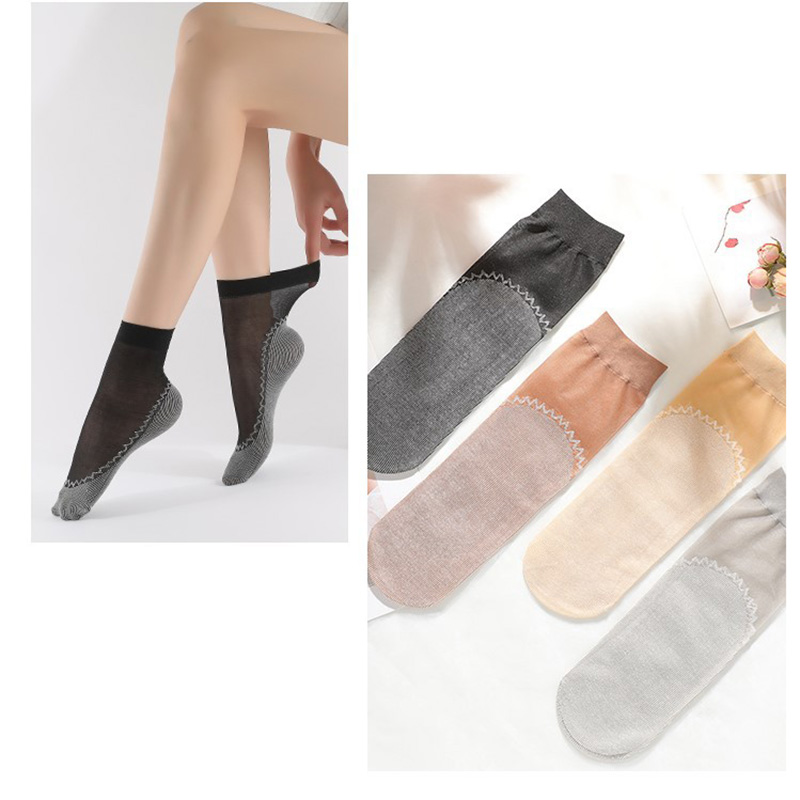 Vớ Cotton Thoáng Khí Chống Trượt Thời Trang Cho Nữ