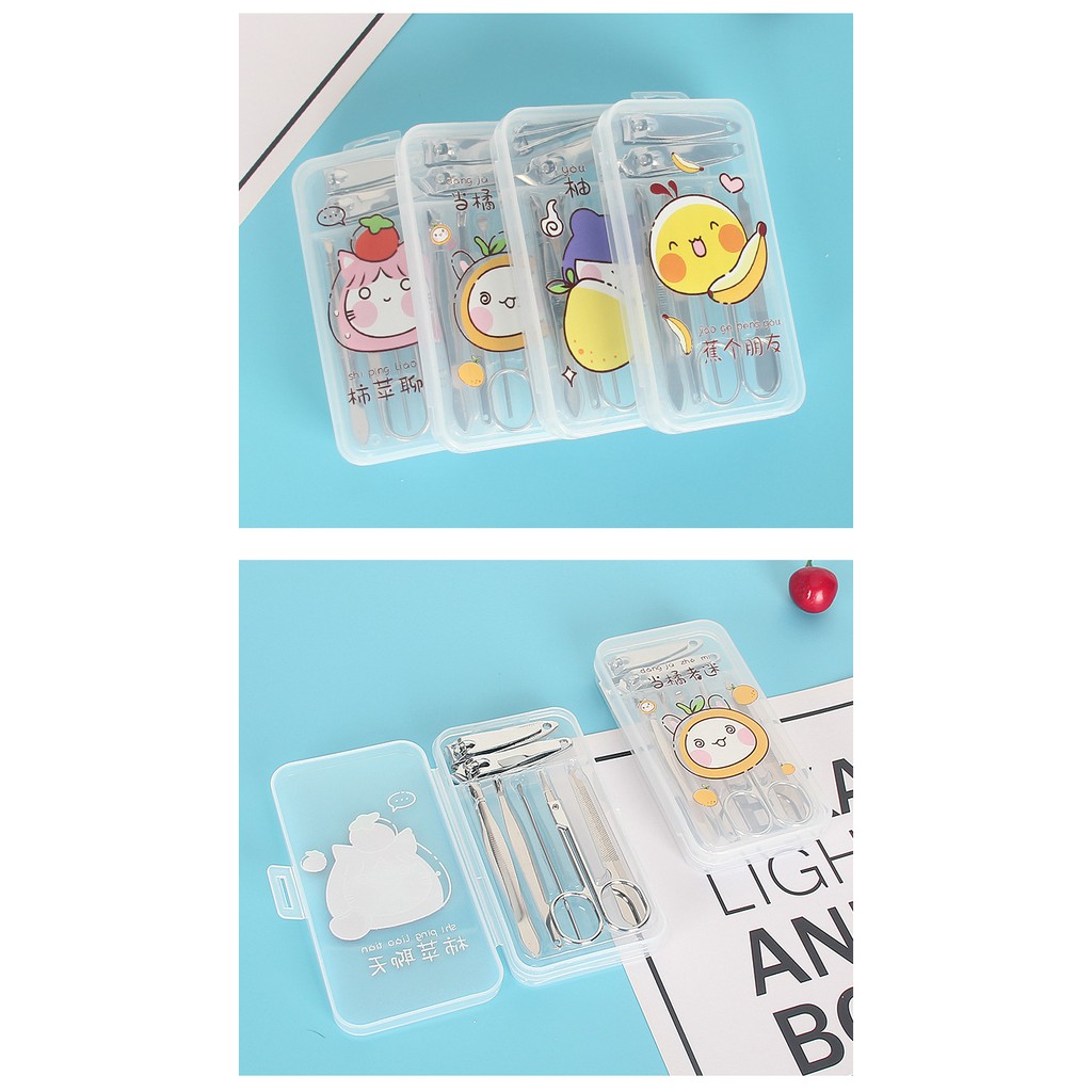 Set Bấm Móng Tay Gồm 7 Chi Tiết Có Kèm Hộp Xinh Xắn Tiện Lợi GIAO NGẪU NHIÊN – Dumi Shop