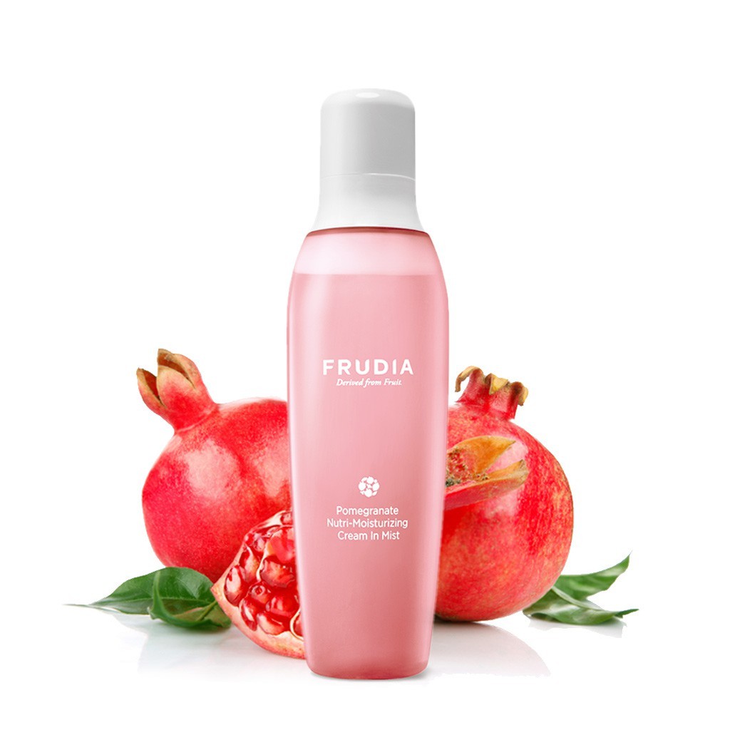 Xịt Khoáng Frudia Pomegranate Nutri-Moisturizing Cream In Mist Dưỡng Ẩm Chiết Xuất Thạch Lựu 110ml