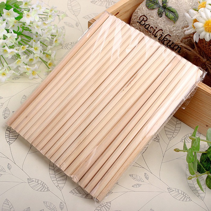 Set 10 bút chì HB bằng gỗ tự nhiên không độc hại