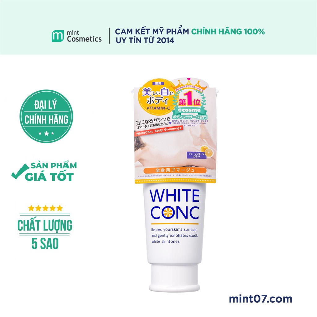 Tẩy da chết toàn thân White Conc Body Gommage