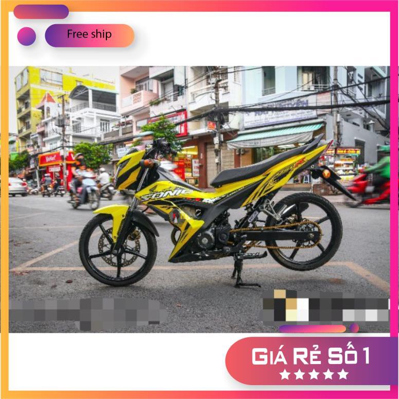 ( Quí khách vui lòng mang ra tiệm cho thợ dán ) Tem SONIC 150 VÀNG