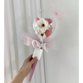 Bóng hoa luạ k vỡ tặng kèm túi đựng