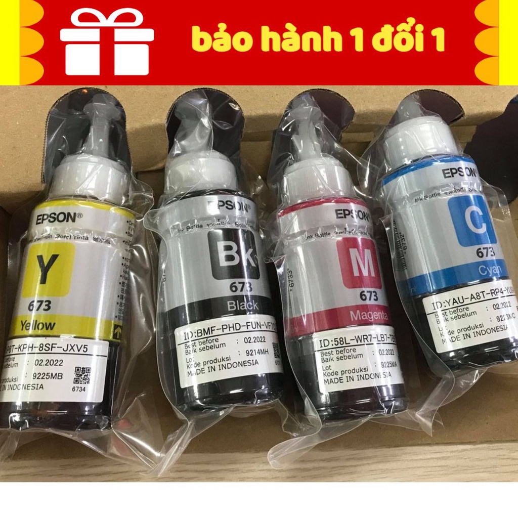 ☘️Mực in màu Epson T673 mực máy in Epson L800 / L810 / L805 / L850 / L1800 nhập khẩu