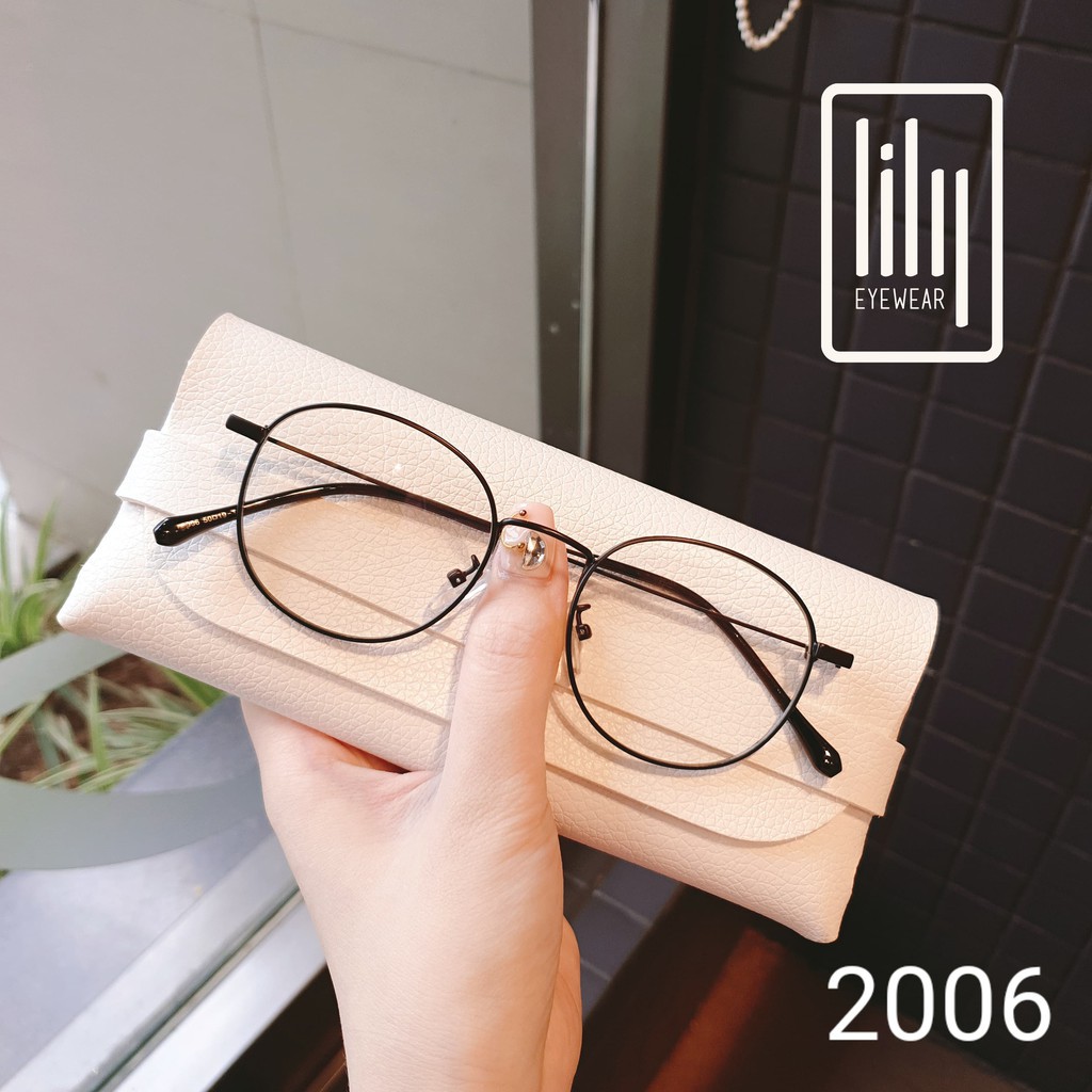 Gọng Kính Cận Kim Loại 2006 - Gọng Kính Mắt Kiểu Dáng Hàn Quốc
