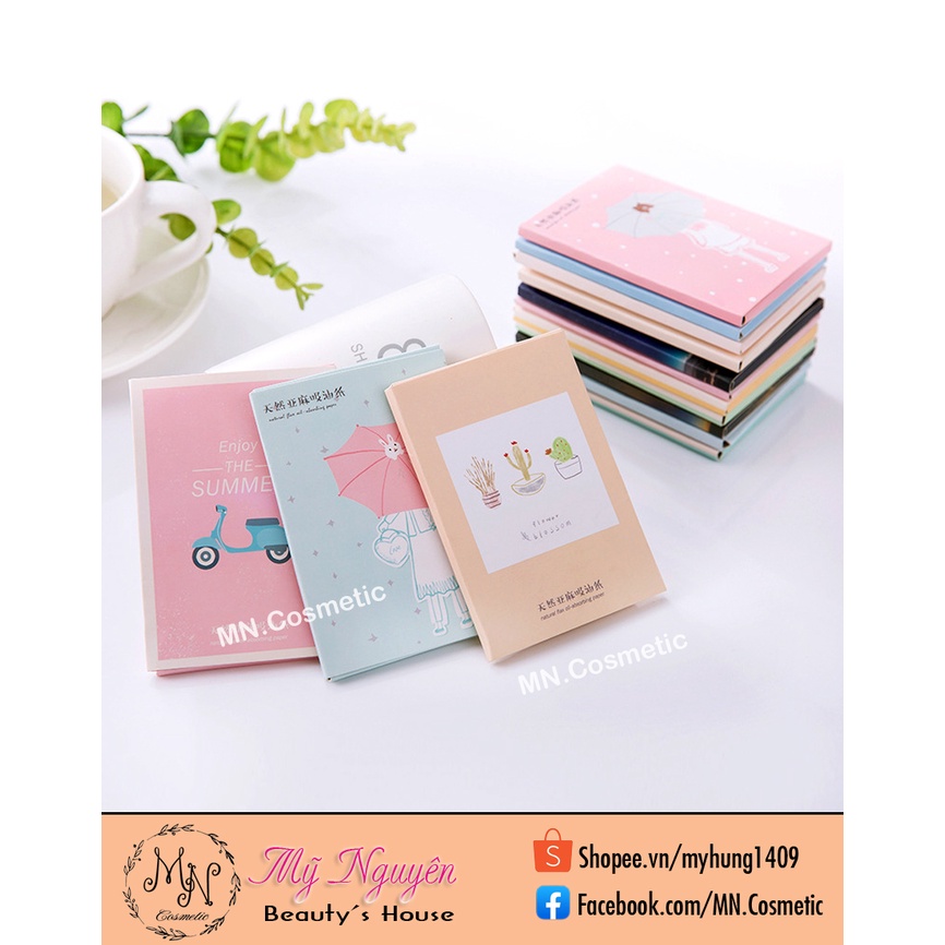 Gói giấy thấm dầu 50 tờ Hàng Nội Địa Trung