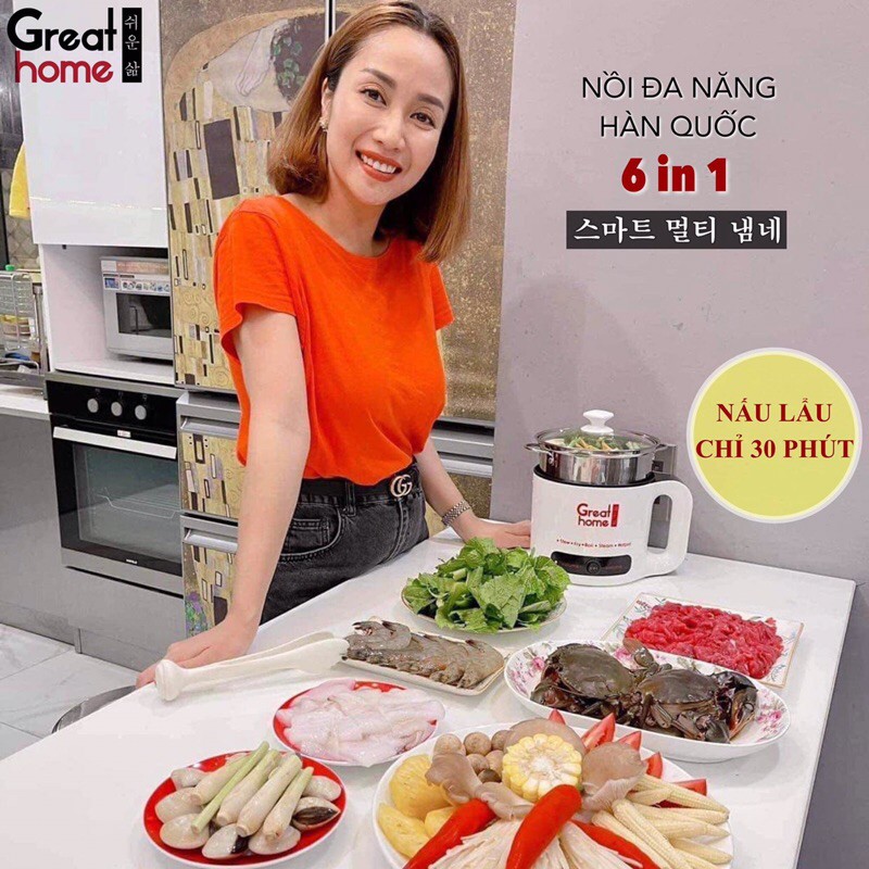 Nồi đa năng 6in1 Hàn Quốc GreatHome