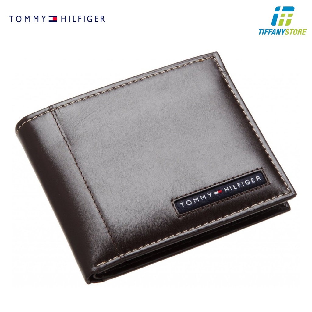 Ví nam Tommy Hilfiger Mens Cambridge Passcase - Màu nâu 5675/02 - Chính hãng