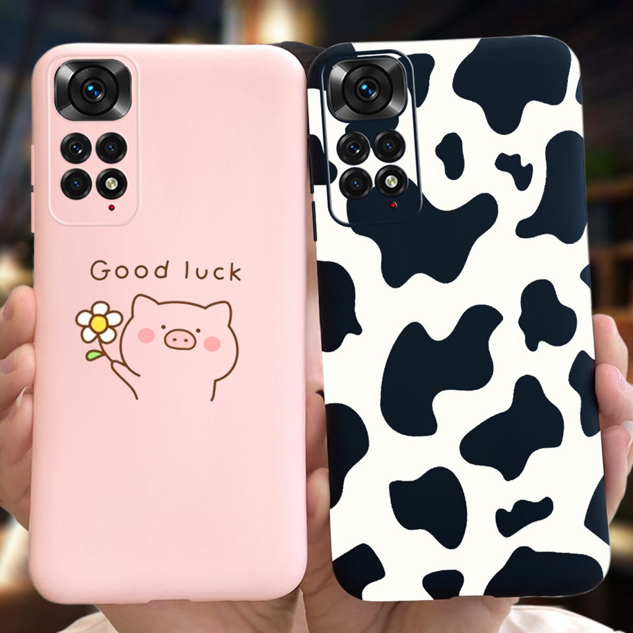 Ốp Điện Thoại Mềm Vẽ Hình Hoa Cúc Dễ Thương Dành Cho Xiaomi Redmi Note 11 4G Note 11 11S Note11 Pro