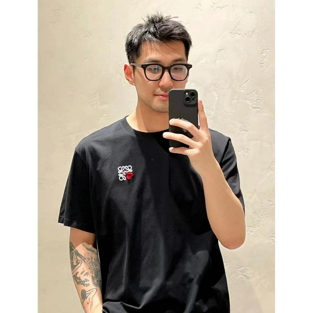 Loeme Áo Thun Cotton UNISEX in Hình Trái Tim Tình Yêu Anagram