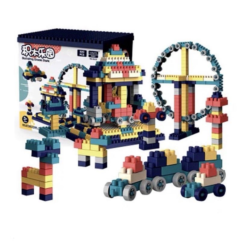 (LOẠI 1 ĐỦ) Bộ ghép hình lego 520 chi tiết phát triển tư duy logic cho bé